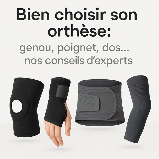 Bien choisir son orthèse : genou, poignet, dos… nos conseils d'experts